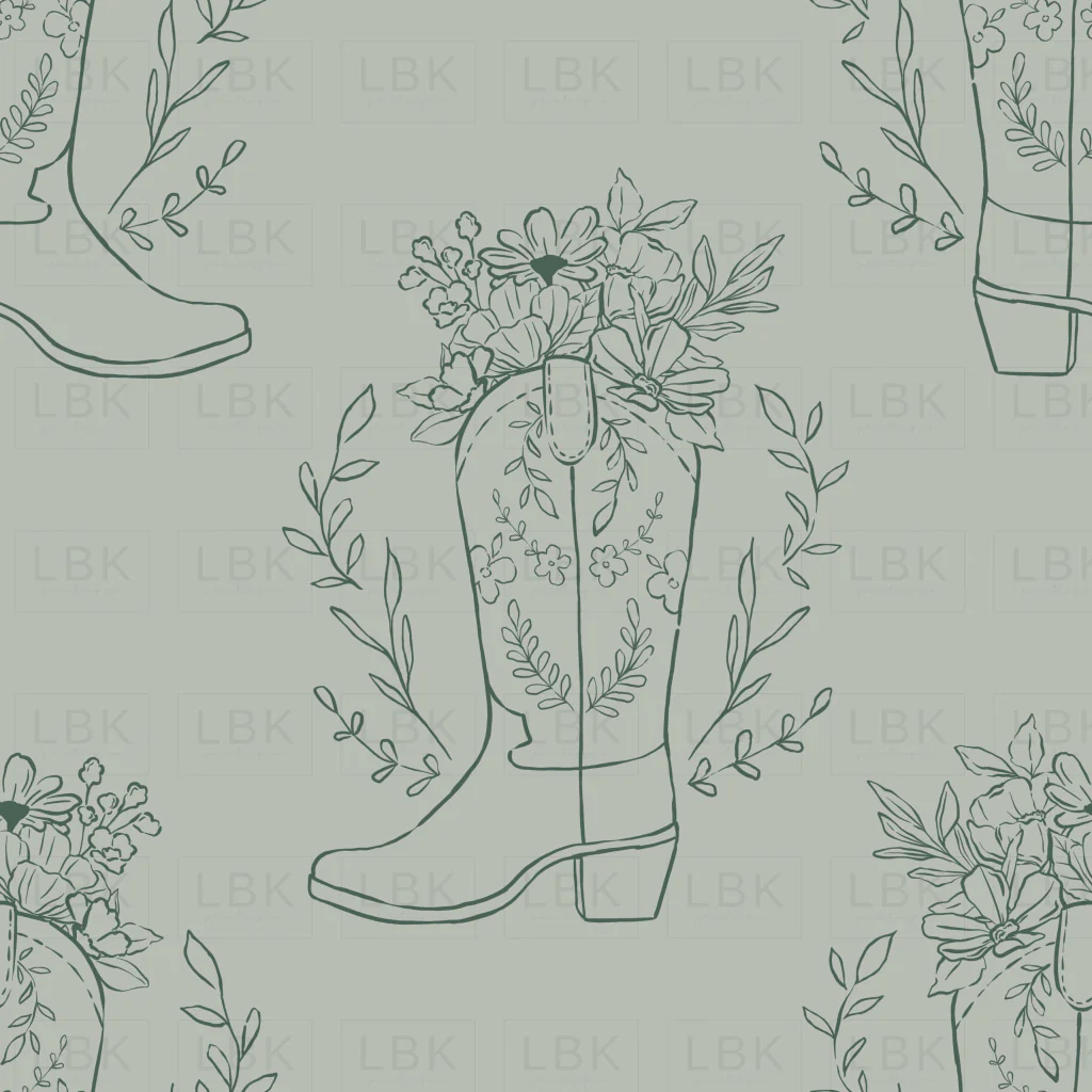 CowgirlBoot_Drawing_MintBlue