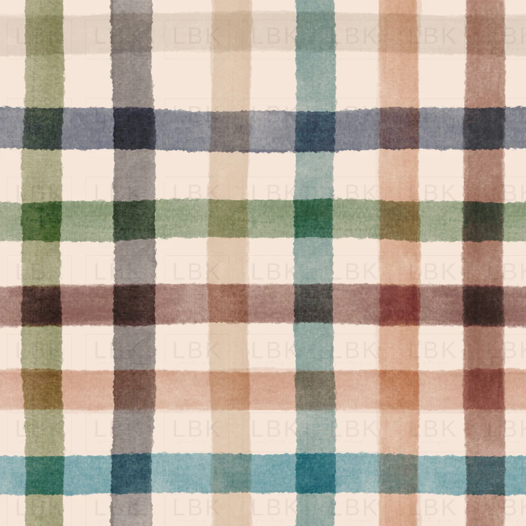 Cozy plaid tan