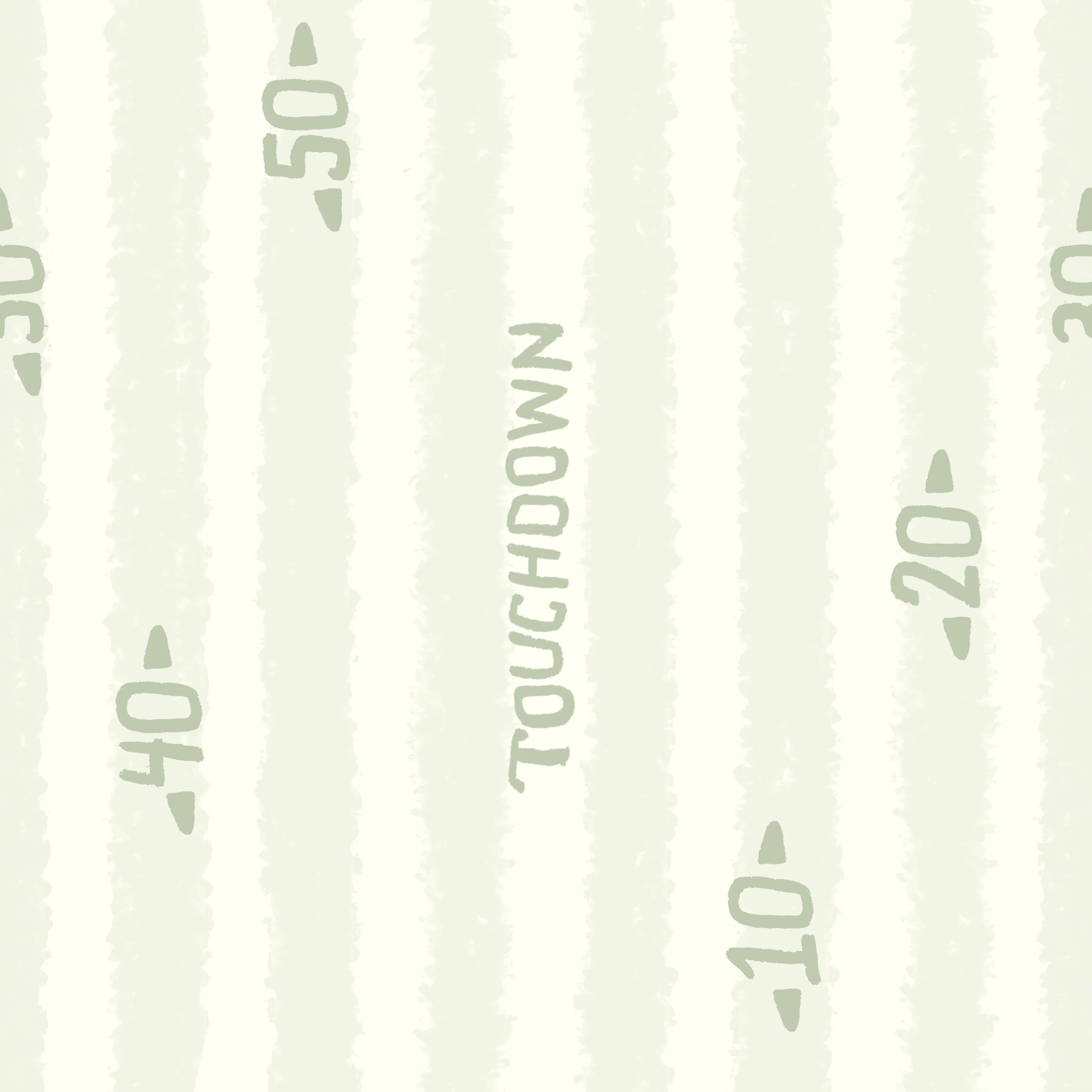 Cream light sage touchdown stripe