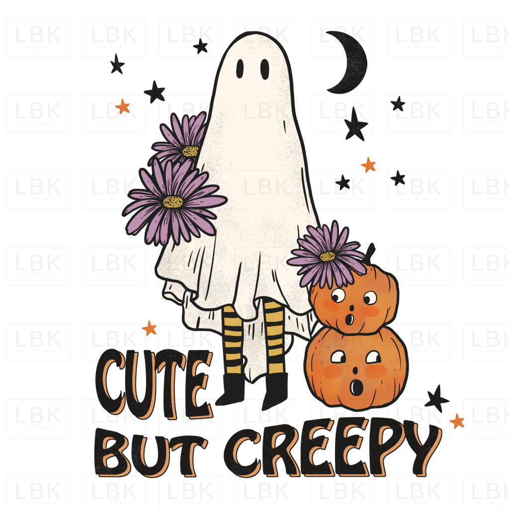Cute but Creepy Ghost- DTF