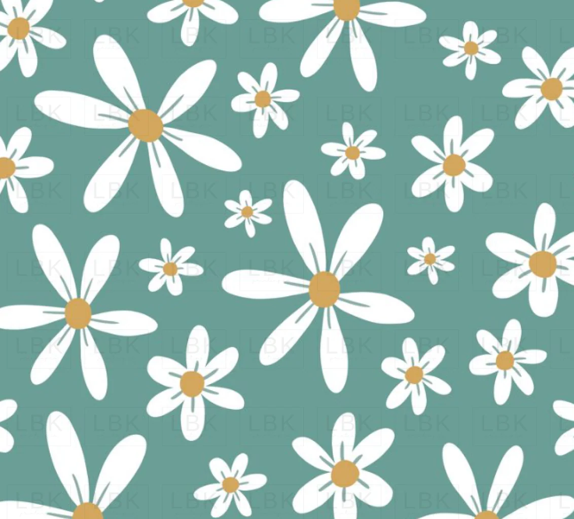 Daisies Teal
