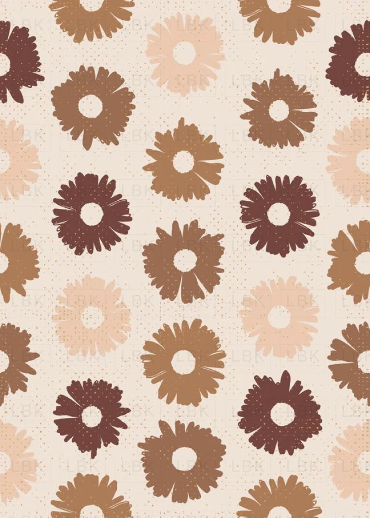 daisy blooms - rust