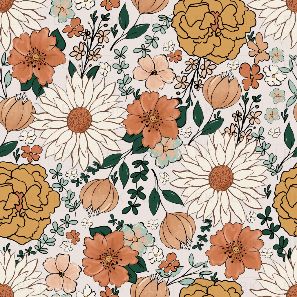 Boho Retro Floral