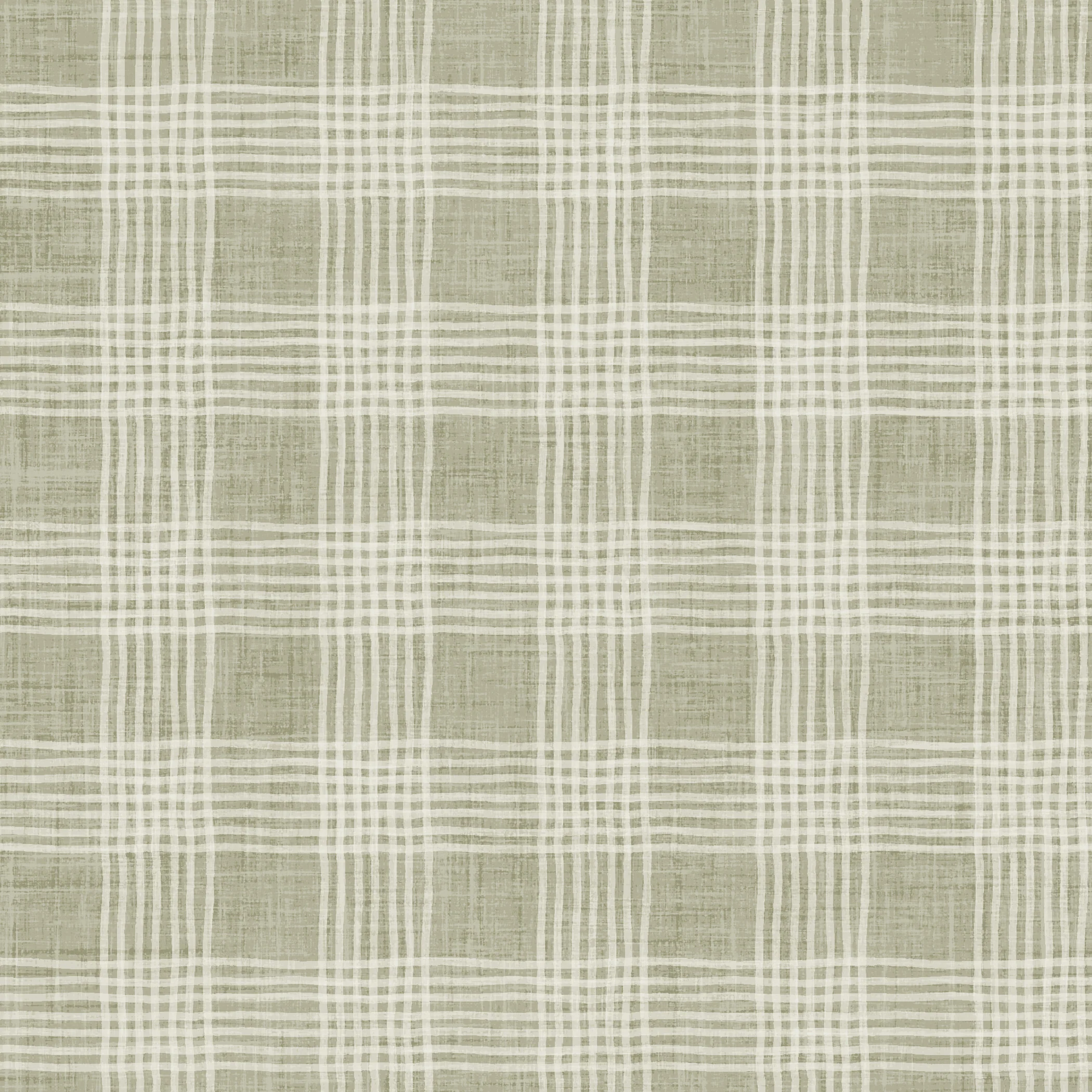 Dear Santa Simple Plaid Green
