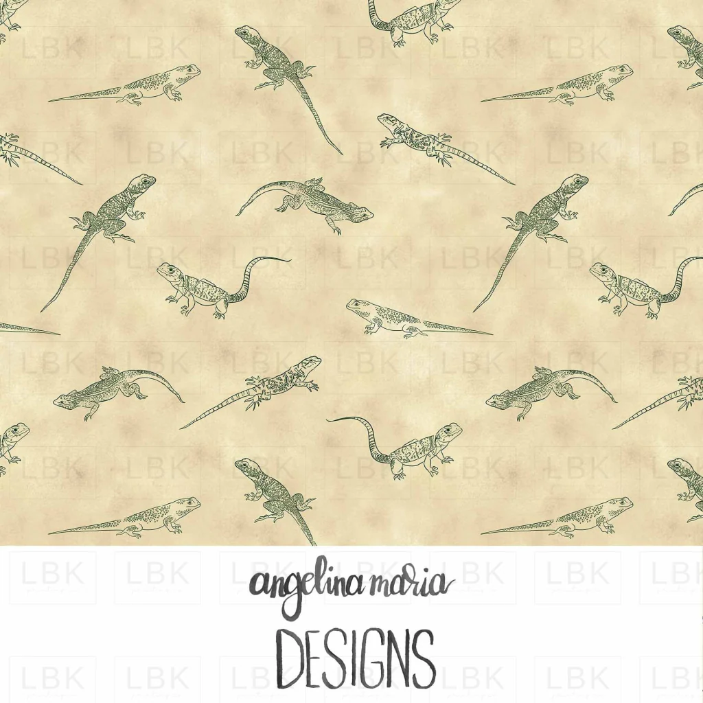 desert lizards on sand