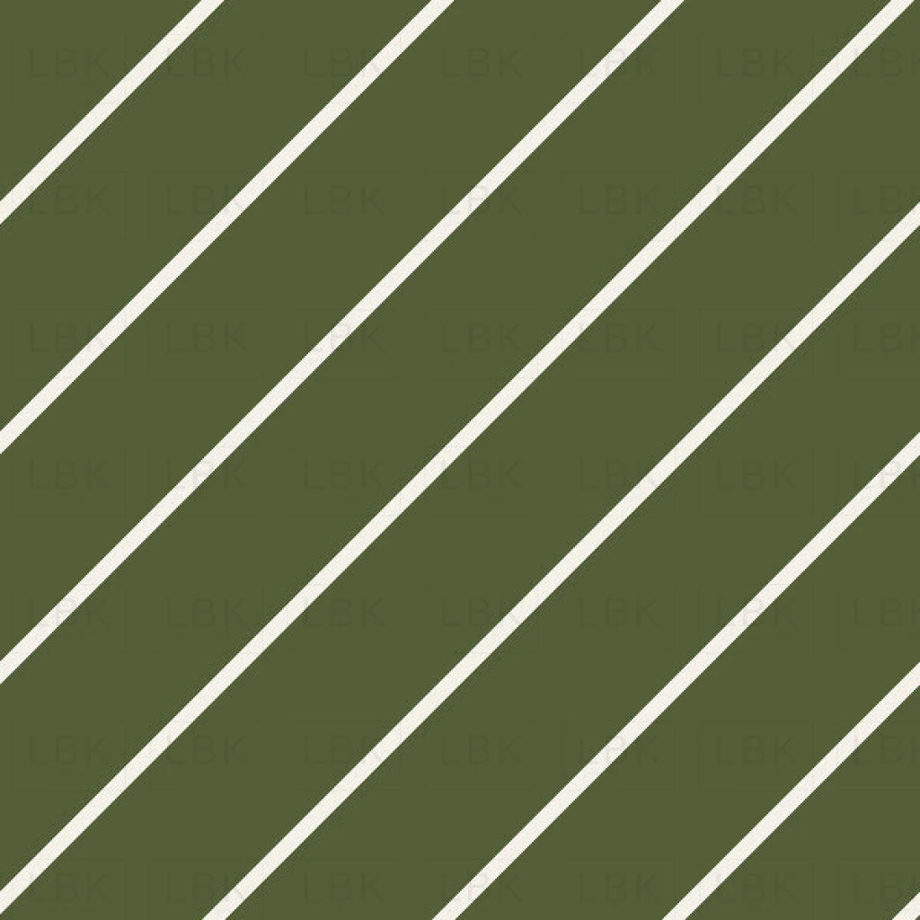 Diagonal Stripes on Green