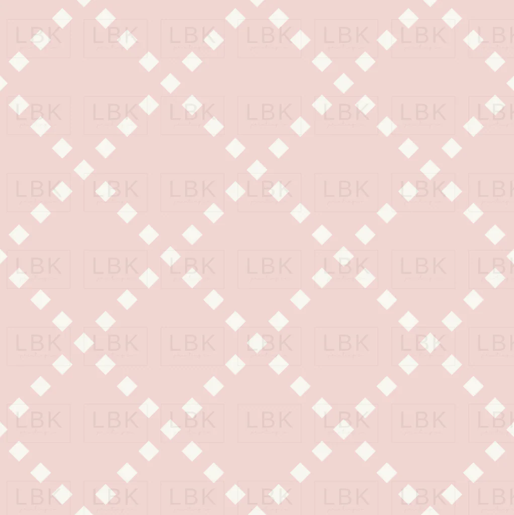 DIAMOND SQUARES IN BABY PINK