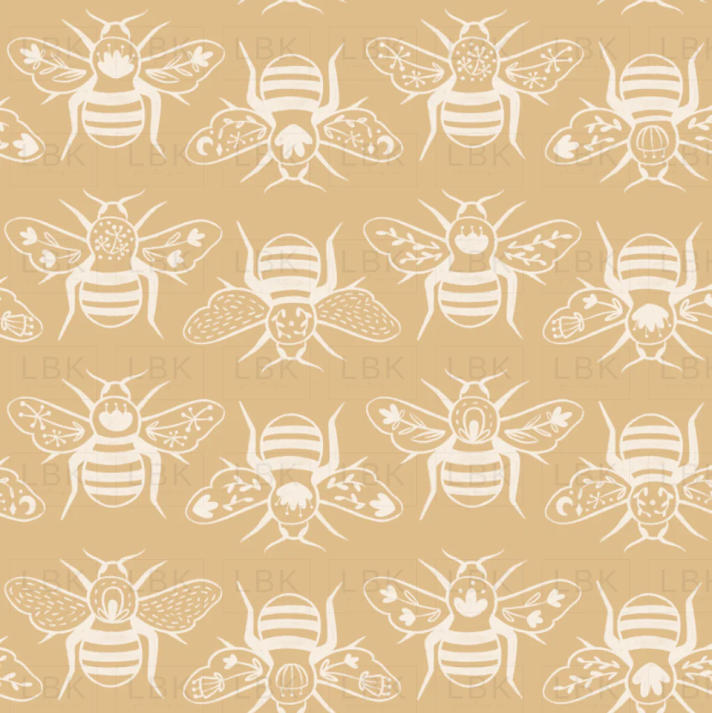 Doodlebug Folktale Bees Sahara Yellow