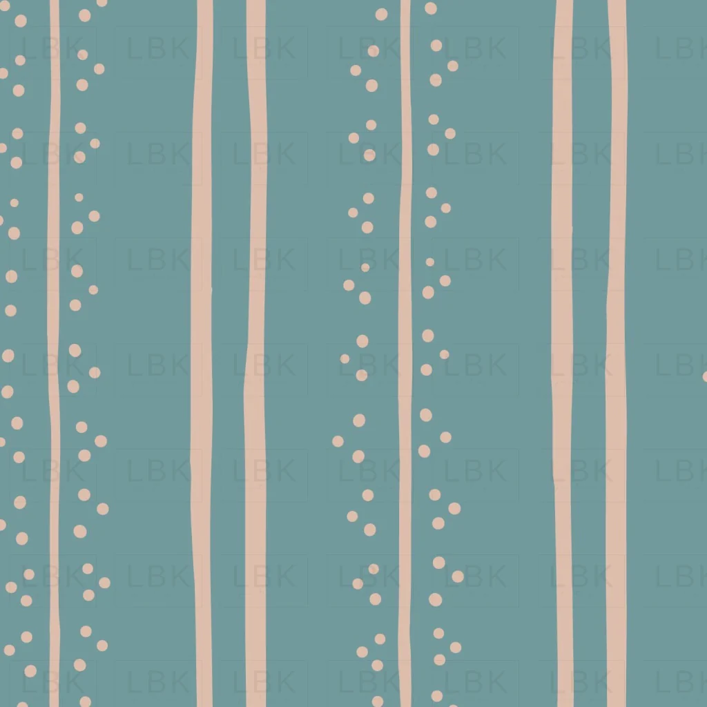 Dotted Stripe in Blue Steel