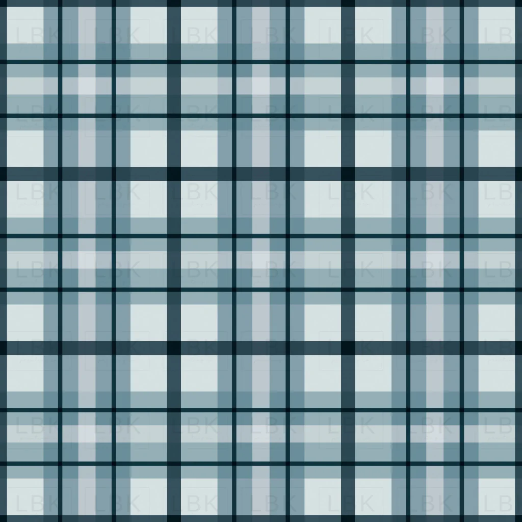 Easter Bunny Blue Plaid
