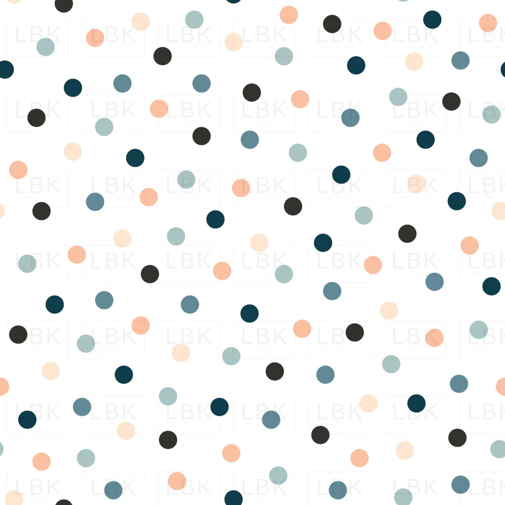 Easter Bunny Sweet Multi-Color Polka Dot