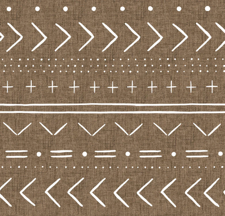 Espresso Brown Mud Cloth