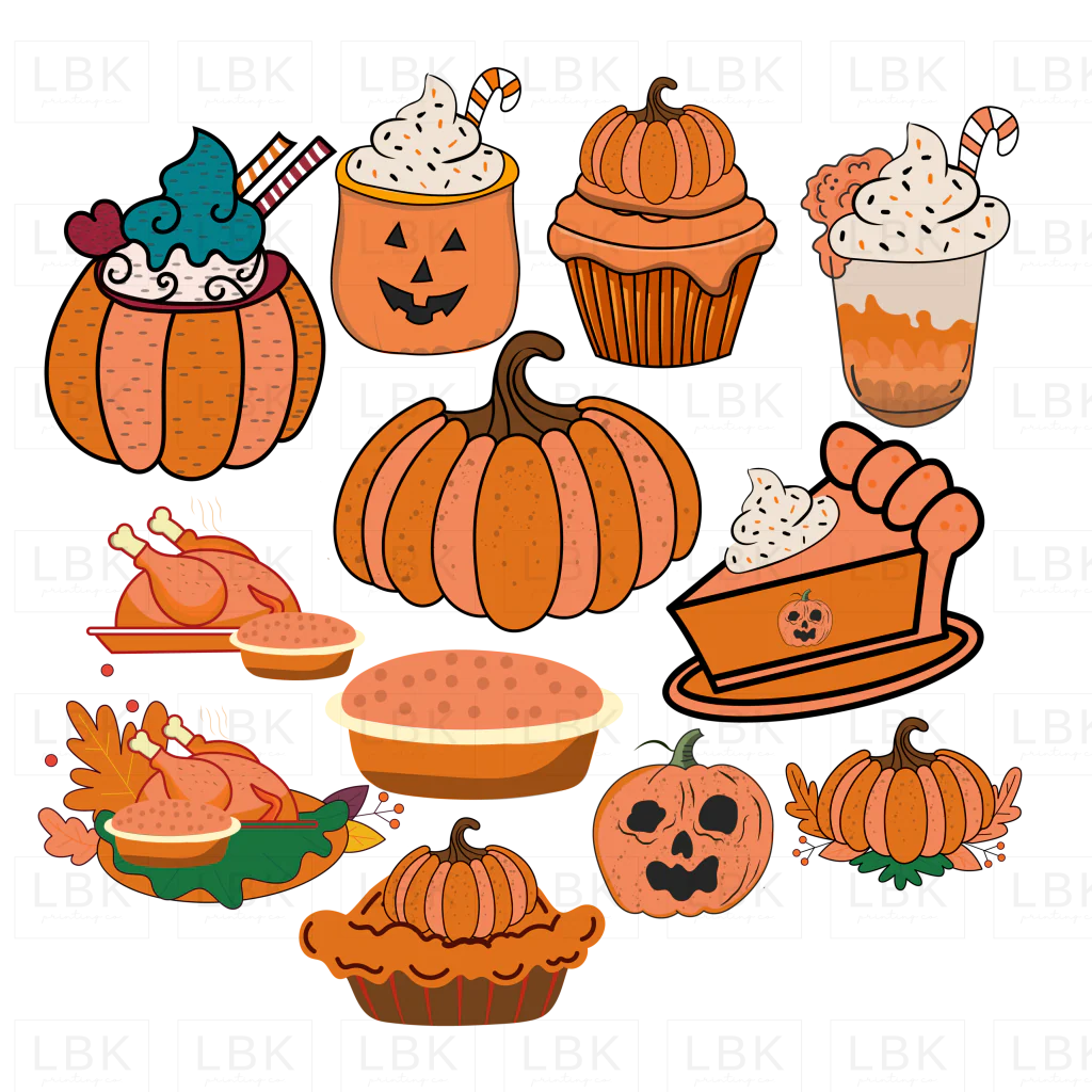 Fall Icons- DTF