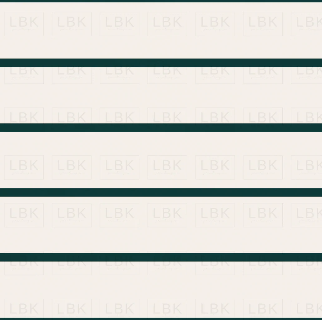 Fall Stripes Emerald Cream