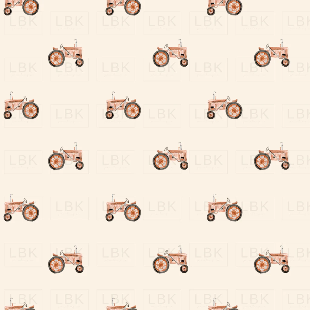 Farm Tractors- cream