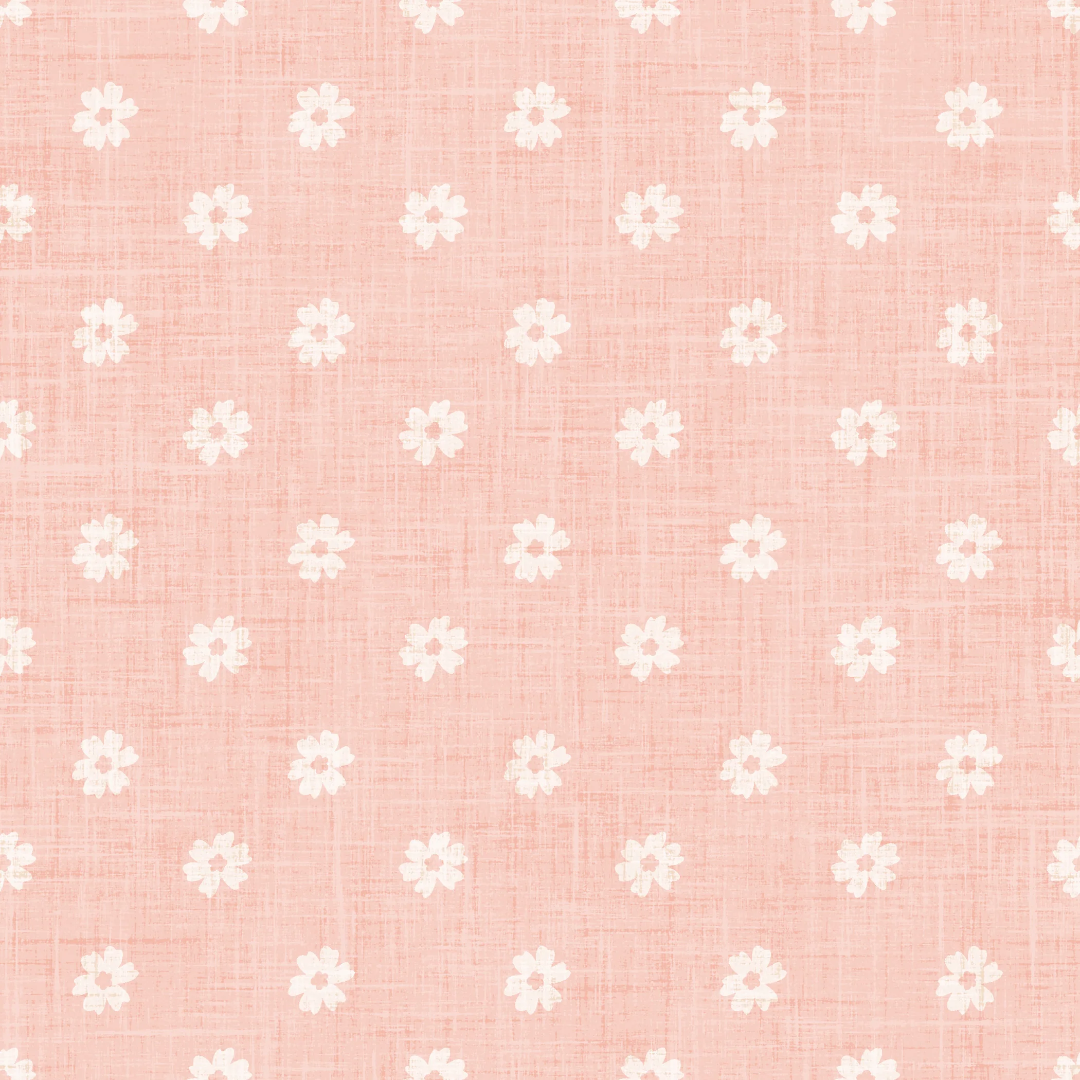 Farmyard Flower Dot Pink