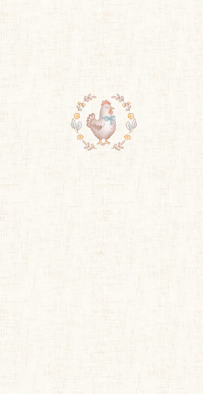 Farmyard Panel- Grey Chicken