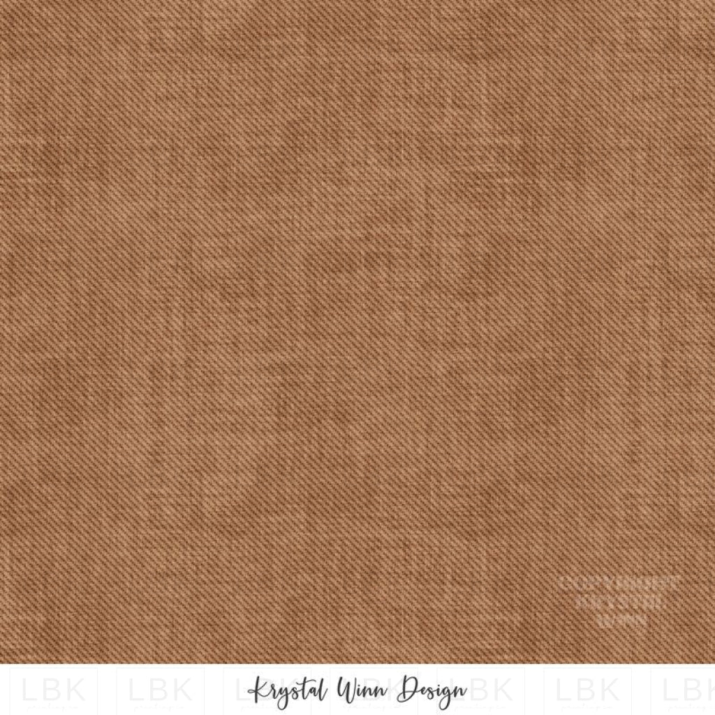 Faux Denim Brown Wash