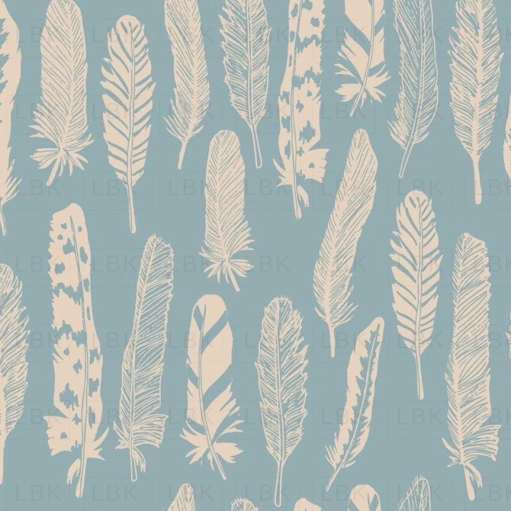 Feathers in Dust Blue