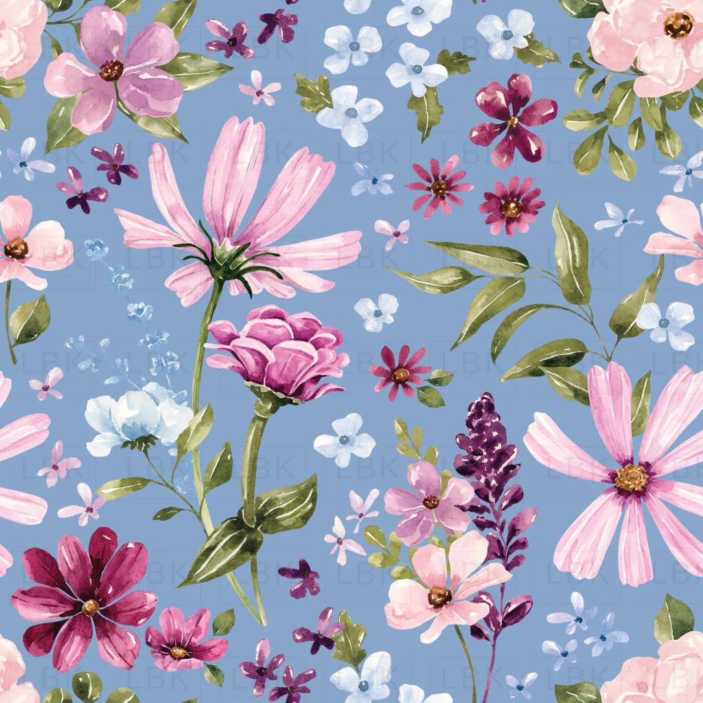 Floral Blue
