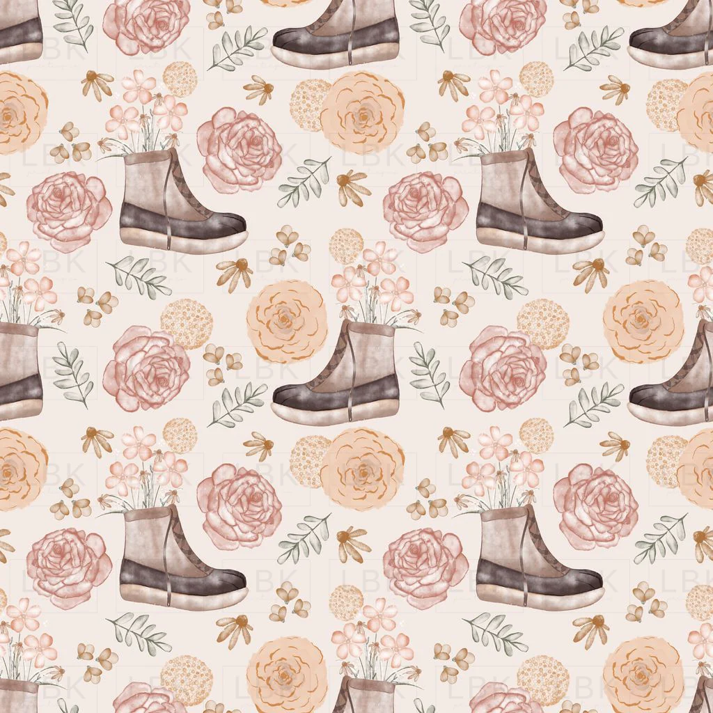 floral boots