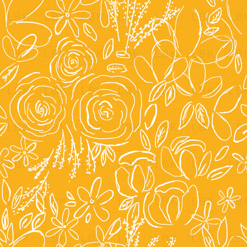 Floral Line Art