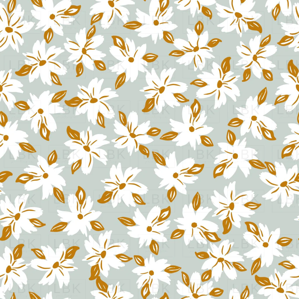 florals in fog