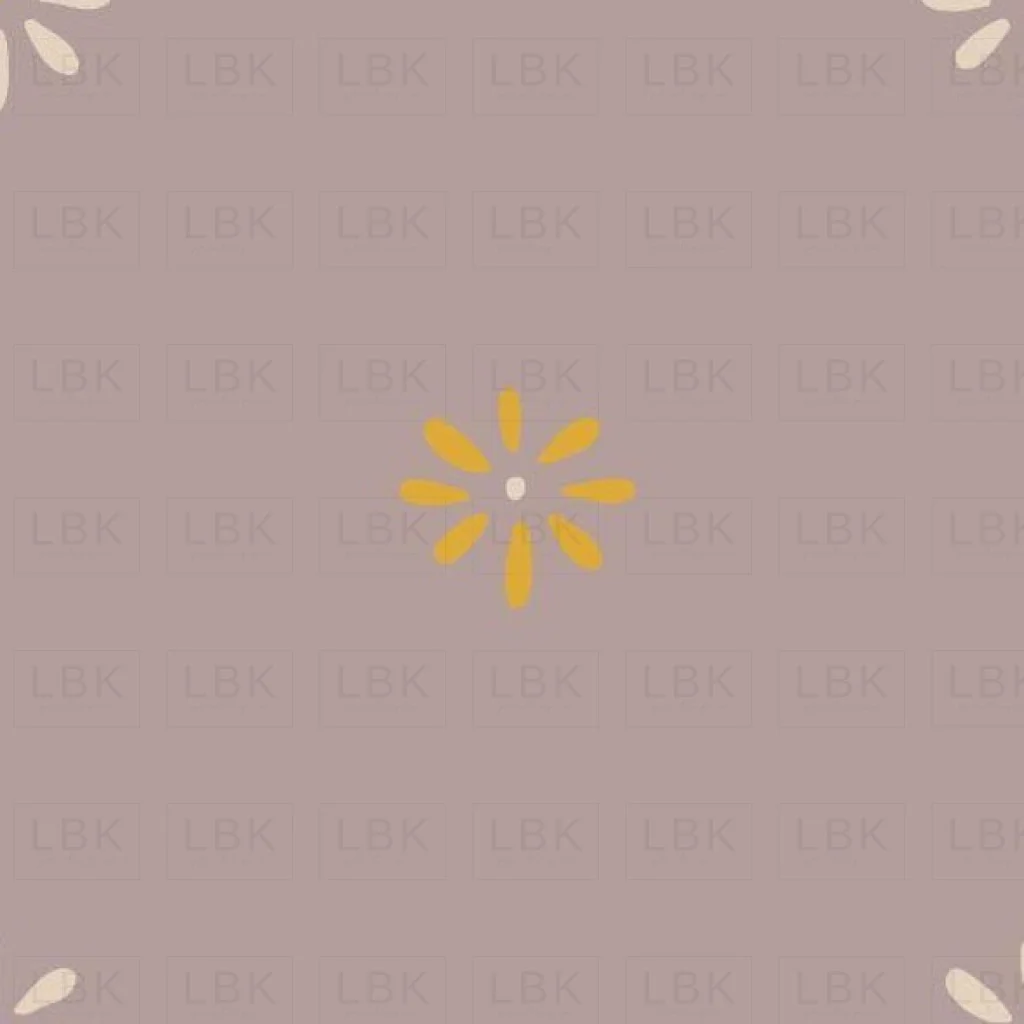 Flower Dot in Dusty Purple