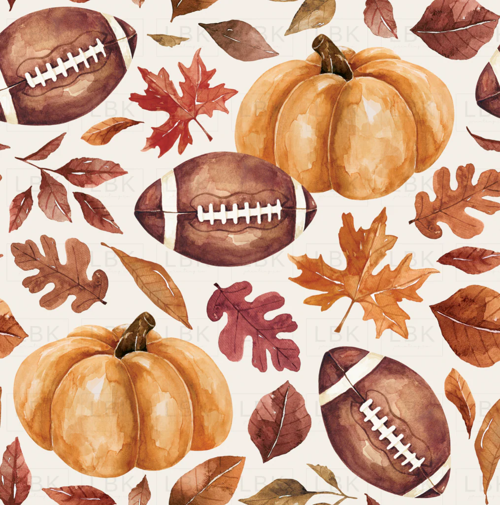 Football Pumpkins Cream