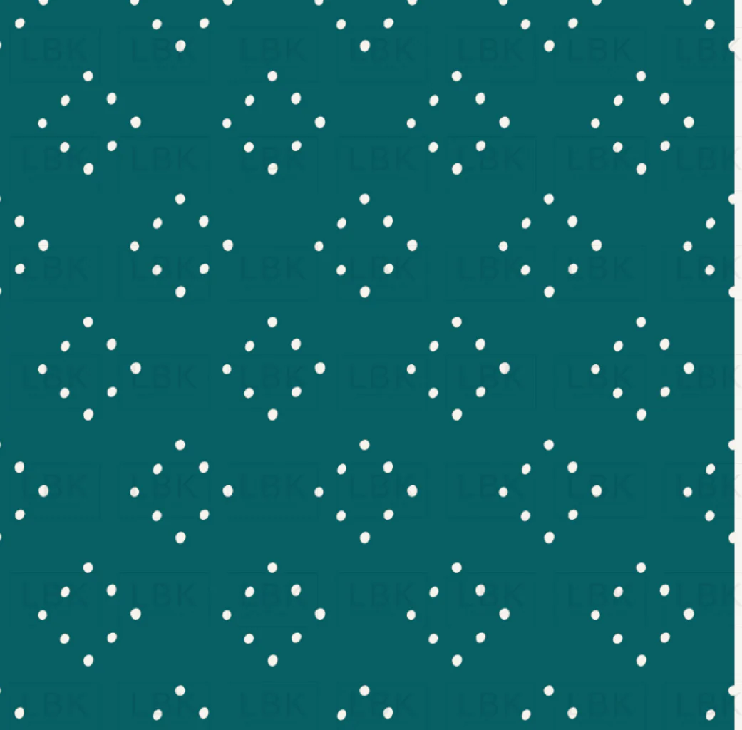 Forest and Cow Frost Dots Aqua