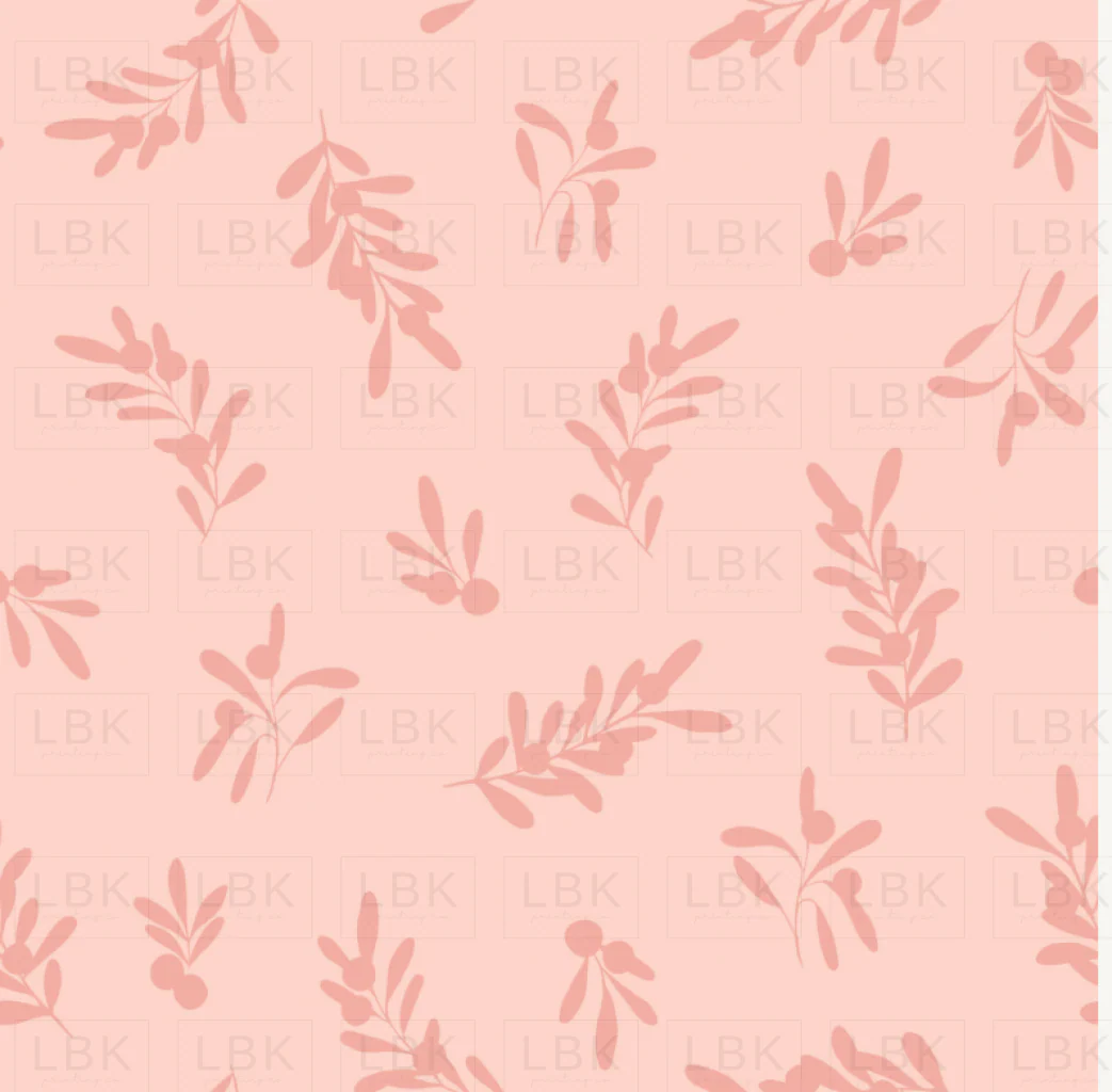 Forest and Frost Tonal sprigs Light Pink