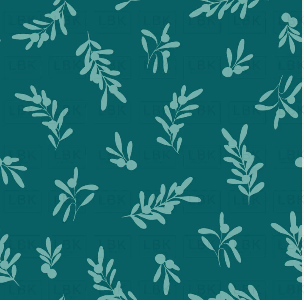 Forest and Frost Winter Forest and Tonal sprigs Teal