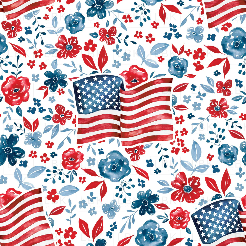 FreedomFloral_AmericanFlag_White