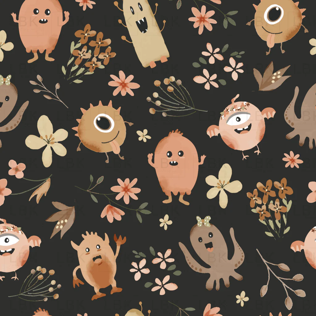 GARDEN MONSTERS IN DARK