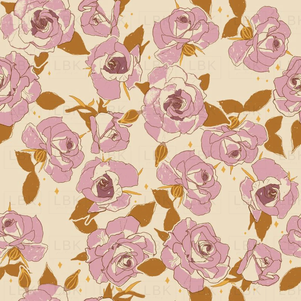 garden roses - pink lilac