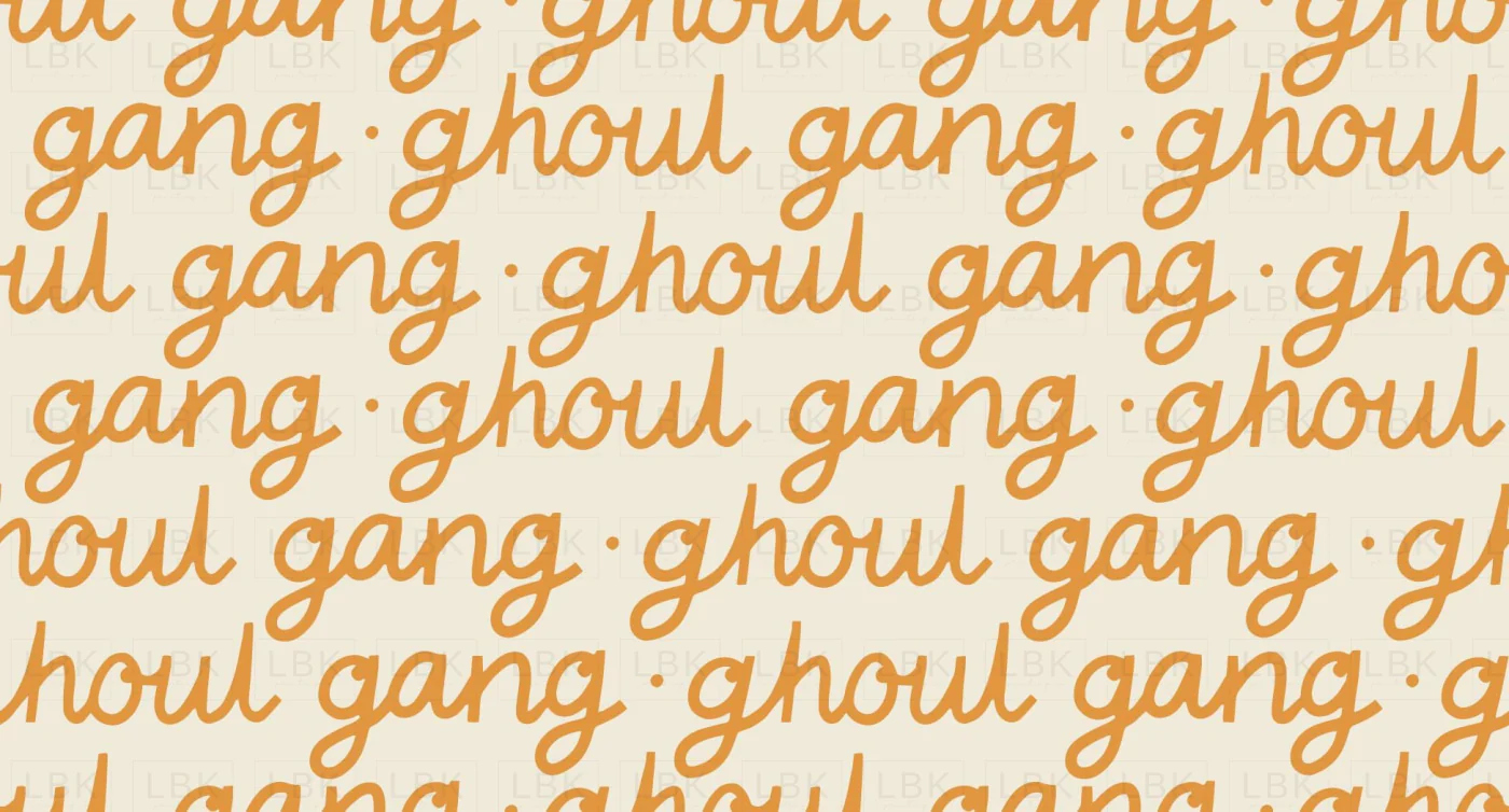Ghoul Gang Halloween on Off White