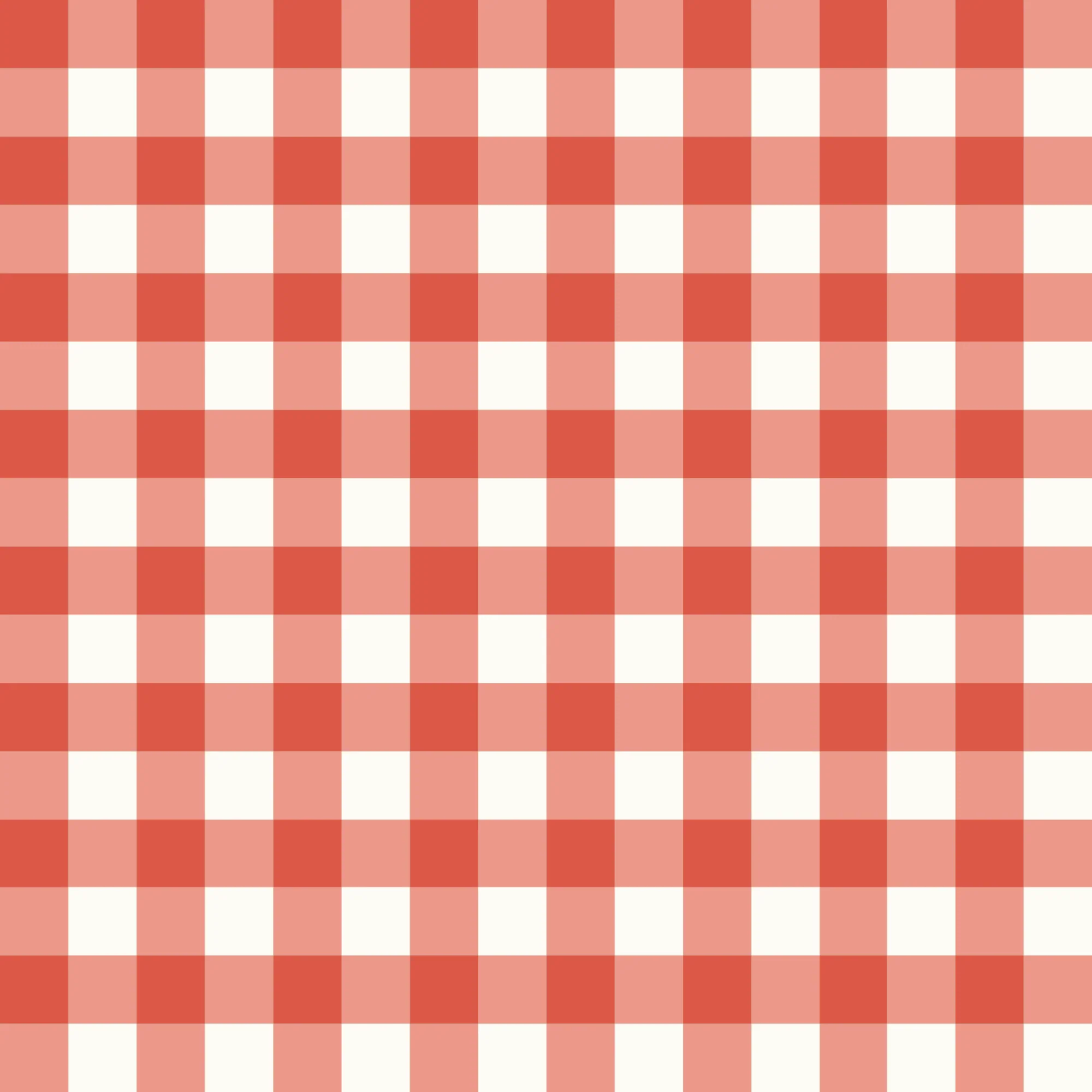 Gingham Red Apple