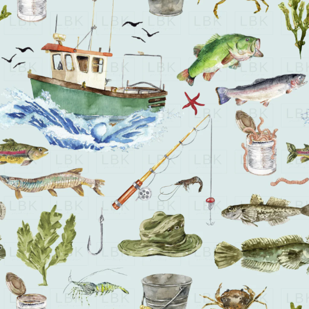 Gone Fishing on Mystic Blue