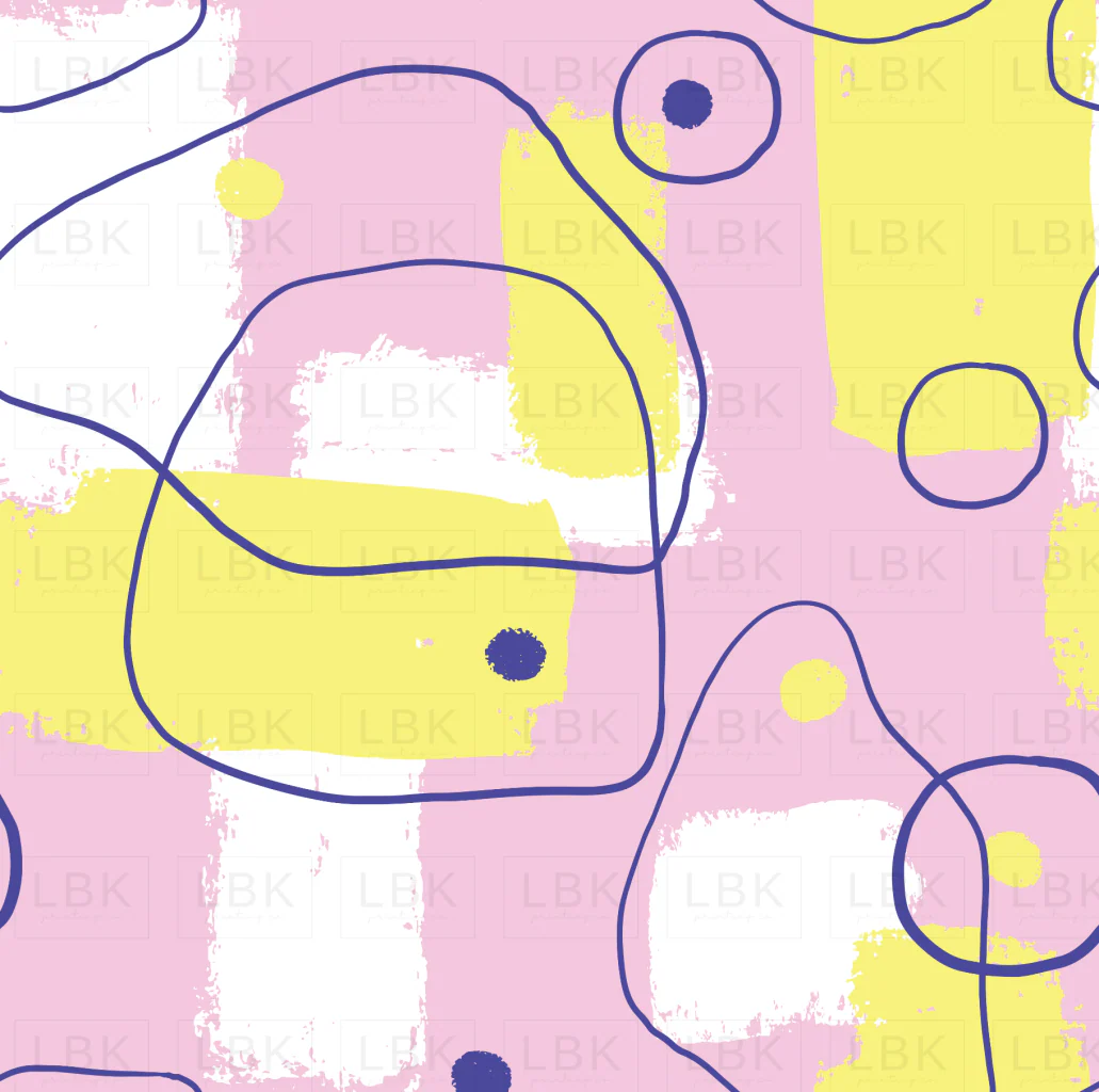 Groovy Abstract yellow pop