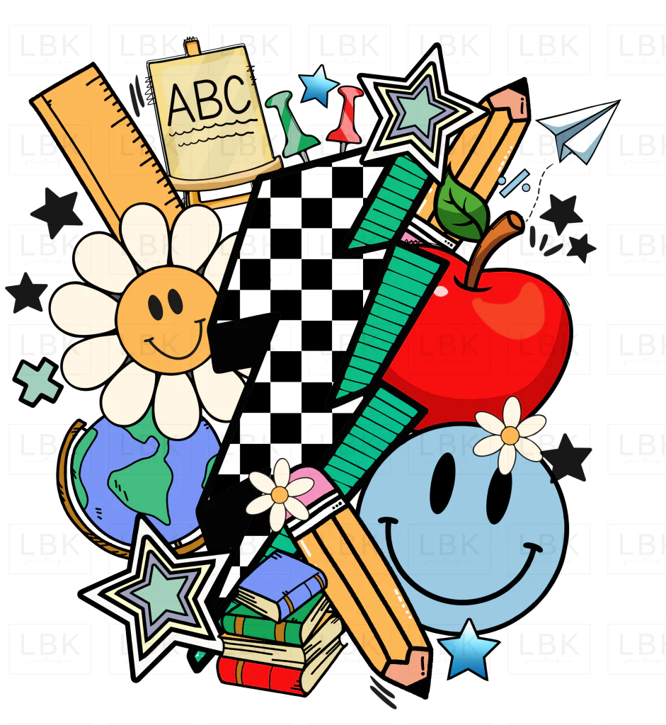 Groovy school elements- DTF