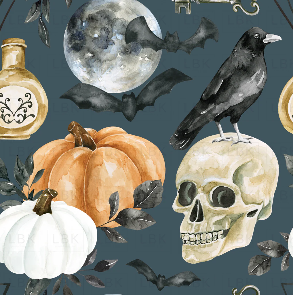Halloween Icons Blue
