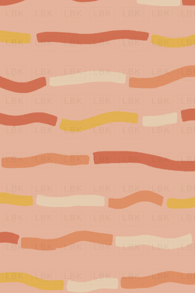 Heat Waves on Sunkiss Pink