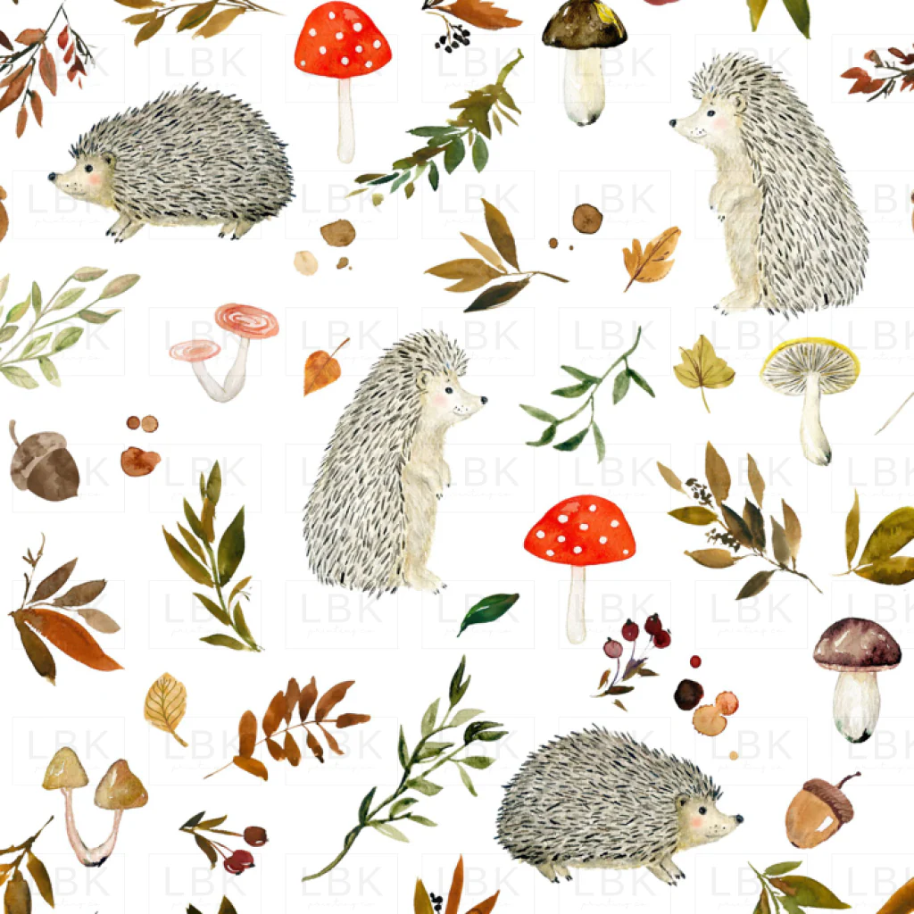Hedgehogs and Fall Foliage