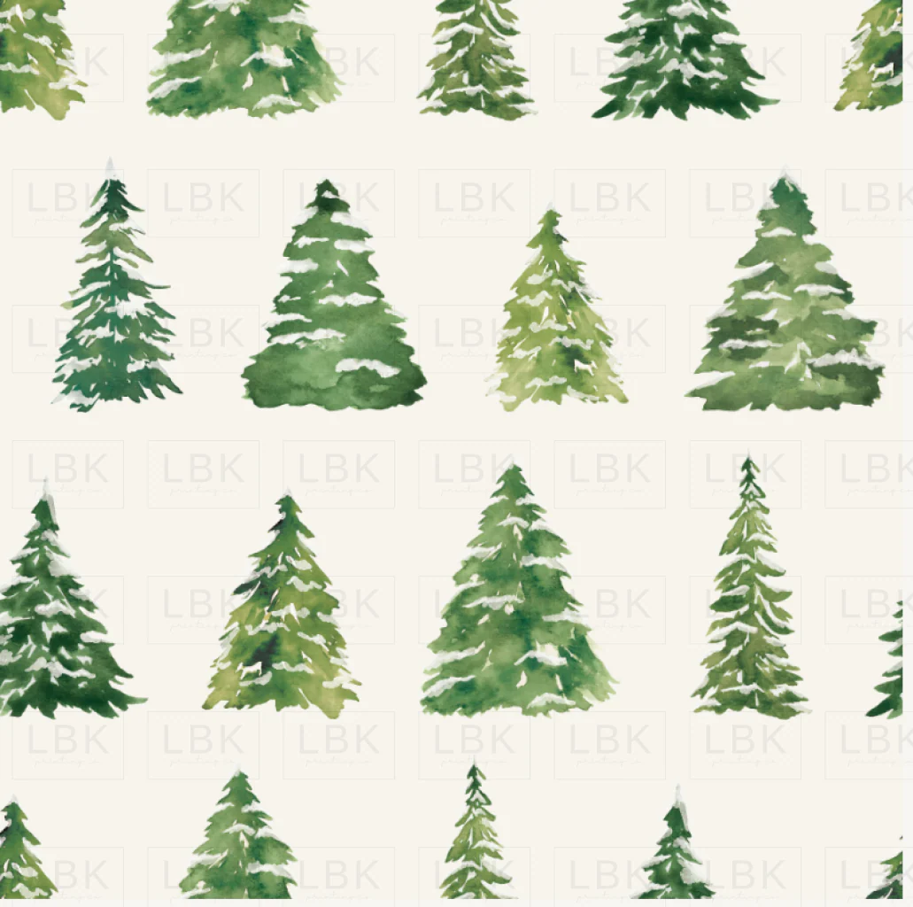 Holly and Pine Christmas Tree