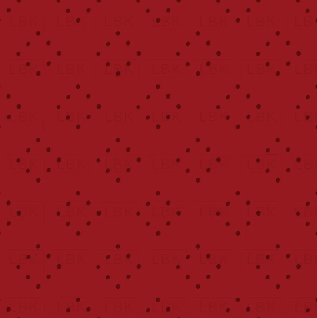 Holly and Pine Dots Red