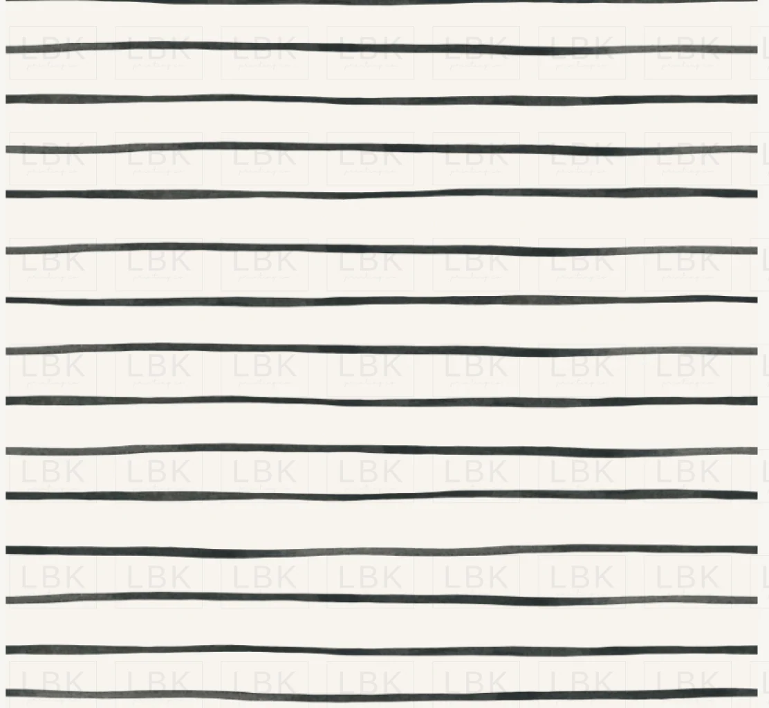 Holly and Pine Stripes Cream