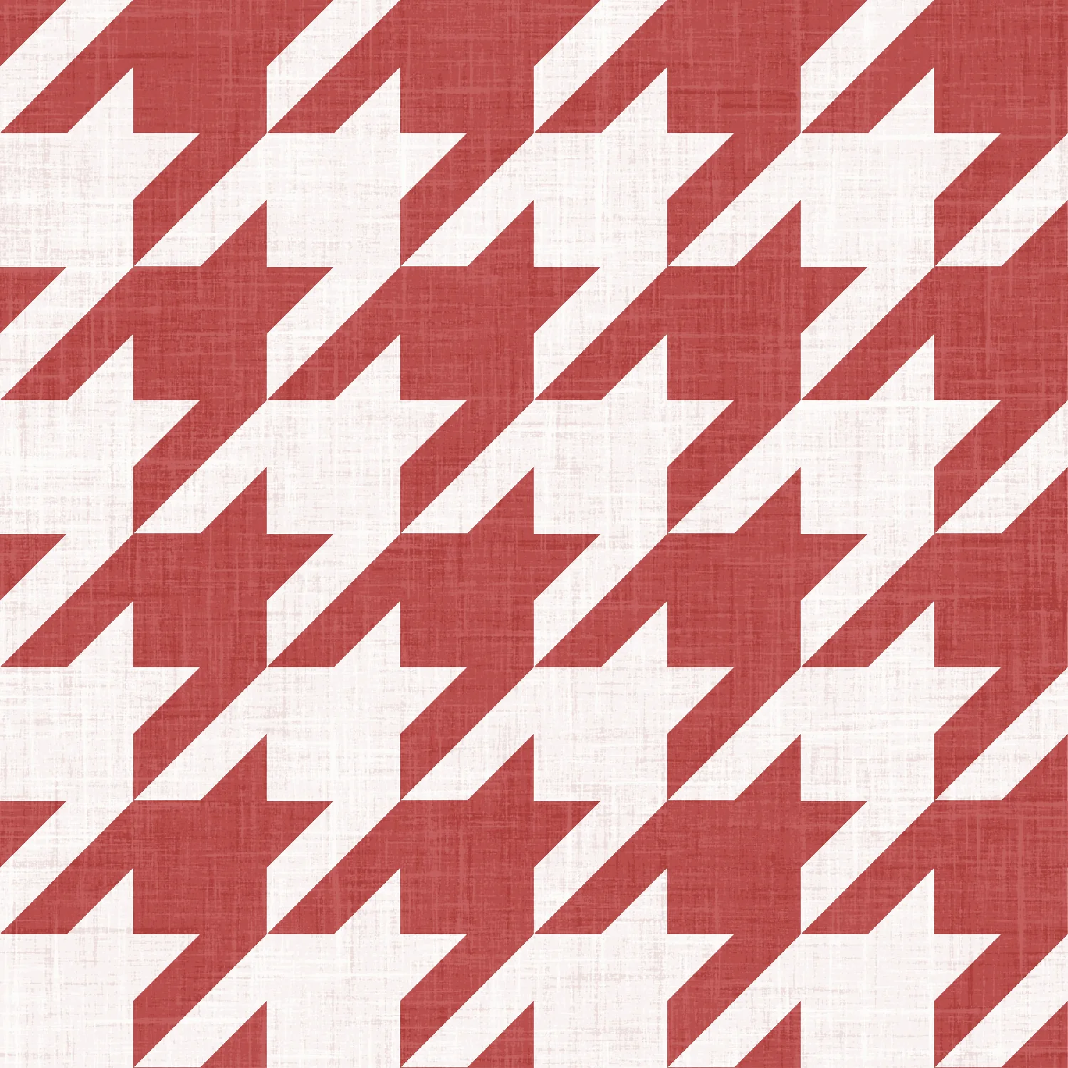 Holy Night Houndstooth Red