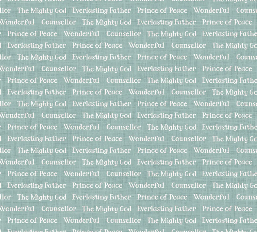 Holy Night Names of Christ Blue
