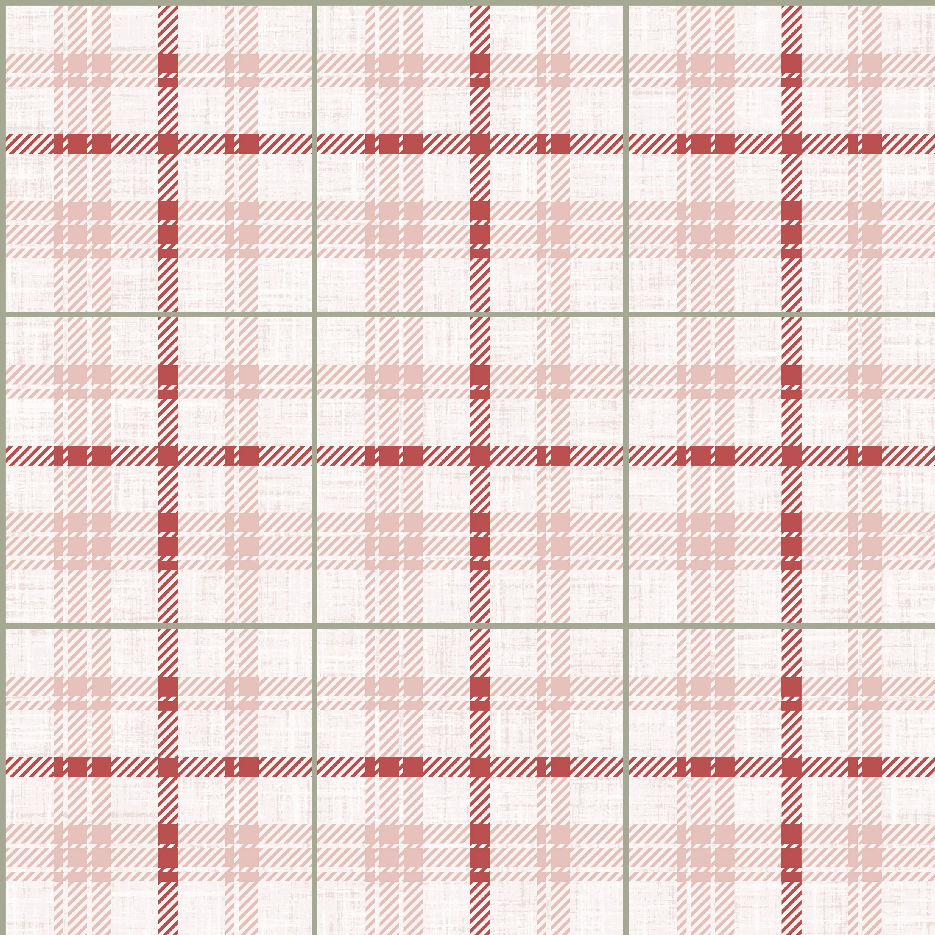 Holy Night Plaid Pink
