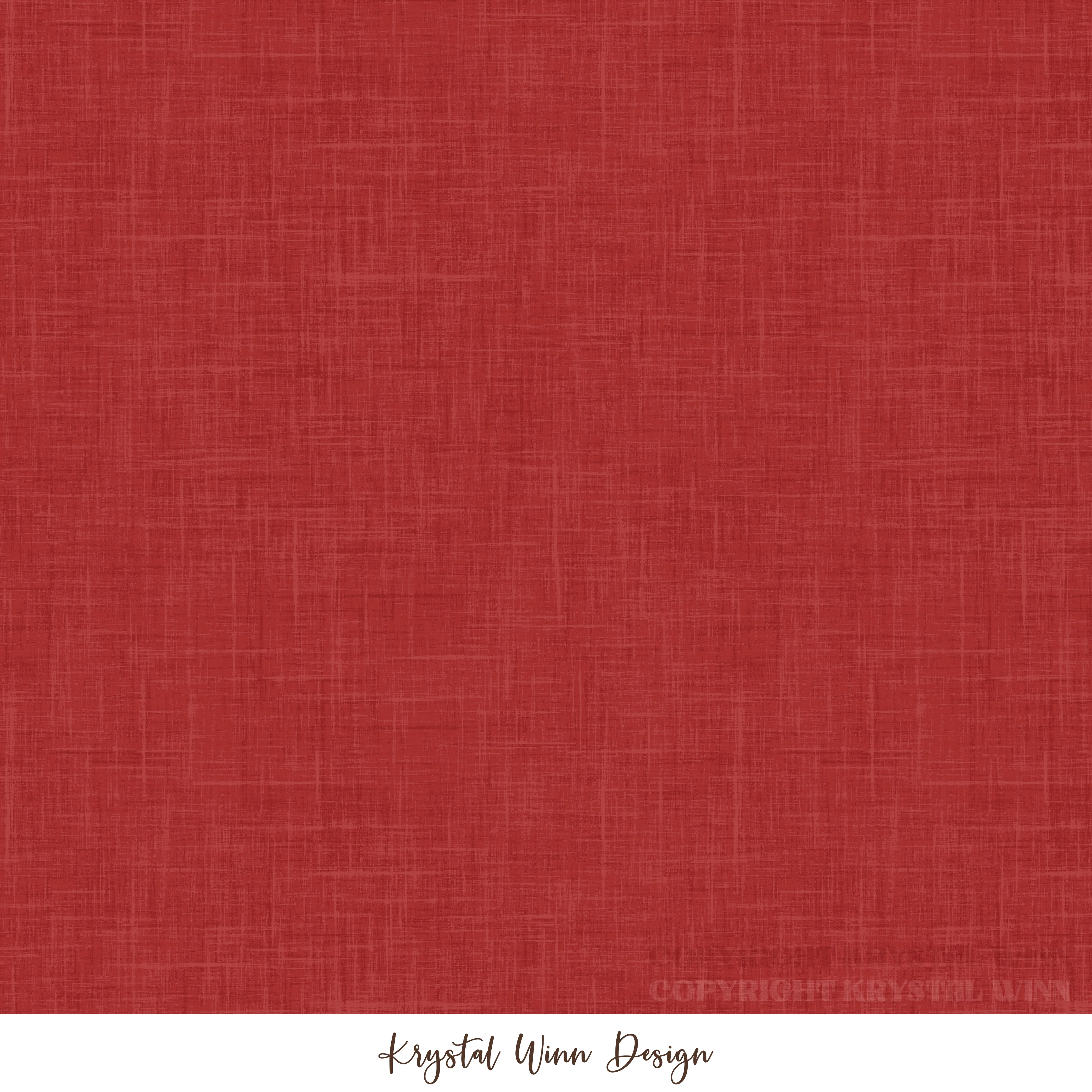 Home For Christmas Textured Solid Red